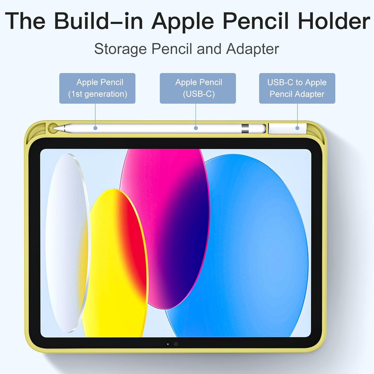 Apple iPad 2025 (11th Gen) Tablethoes - Geel - Smart Cover