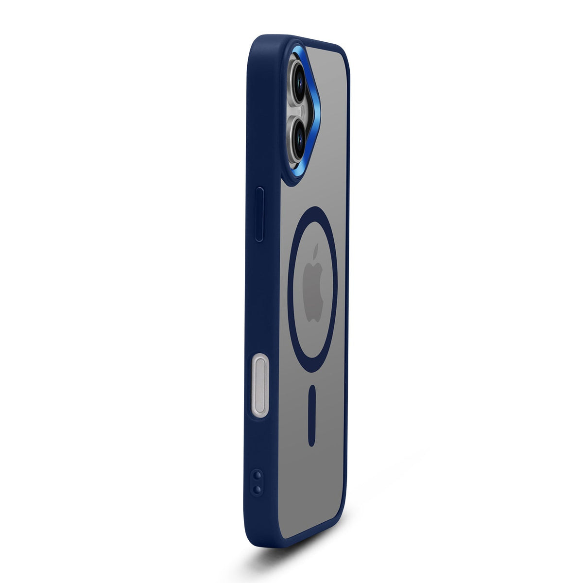 iPhone 16 Hoesje - Blauwe Color Frame - Val/Stoot-Proof Telefoonhoesje Back Cover