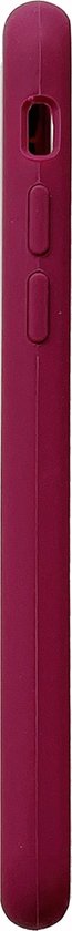 iPhone X/XS Hoesje - Burgundy - Liquid Siliconen Back Cover