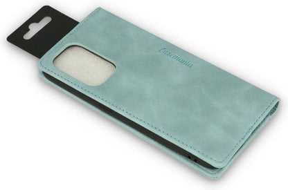 Oppo A54 5G & A74 5G Hoesje - Aqua Blue - Dunne Bookcase
