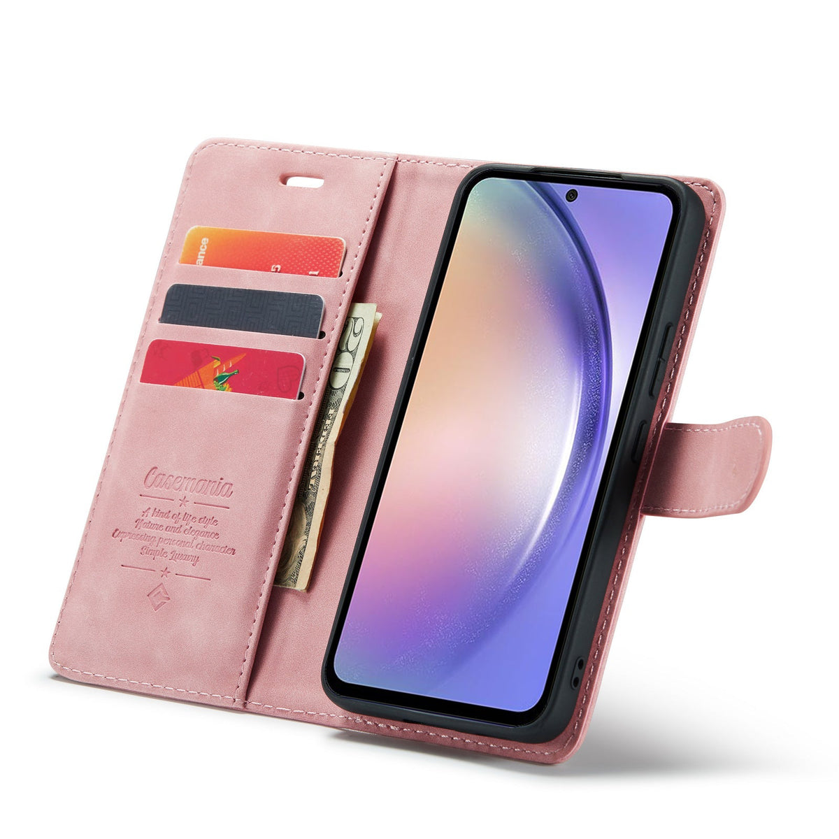 Oppo A78 5G Hoesje - Pale Pink - 2 in 1 Bookcase