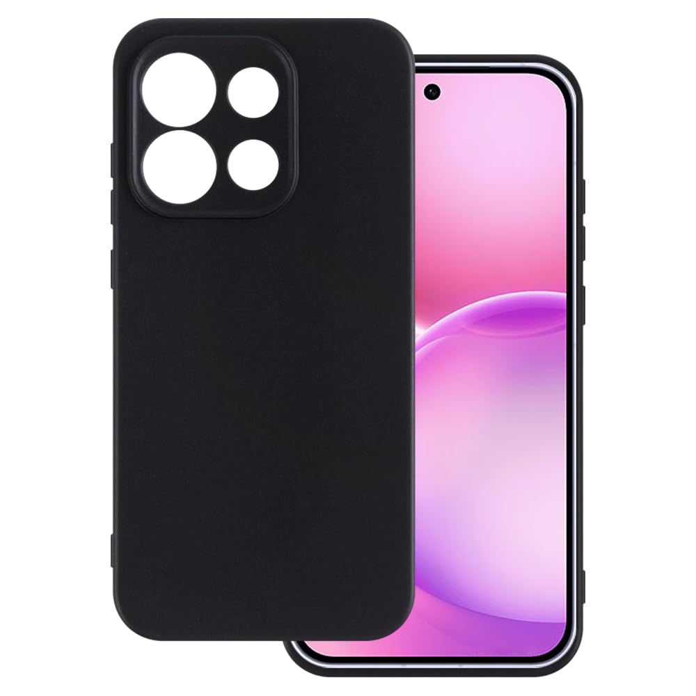 OPPO Reno16 5G Hoesje - Zwart - Siliconen Back Cover