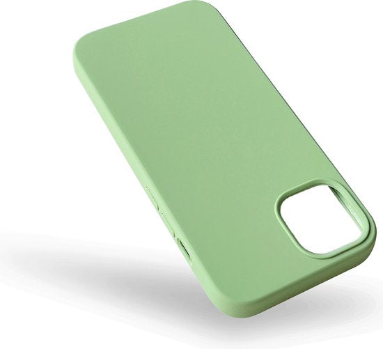 Apple iPhone 11 Hoesje - Licht Groen - Liquid Siliconen Back Cover