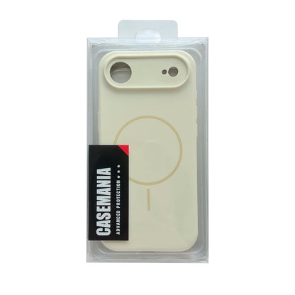 Apple iPhone Air Hülle - Ivory Weiß - Liquid-Silikon-MagSafe-Backcover