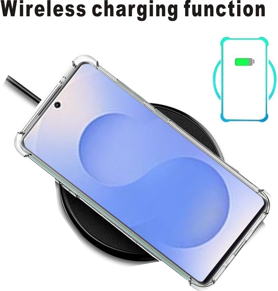 Samsung Galaxy S25 Edge Hoesje - Transparant - Anti-Shock Back Cover