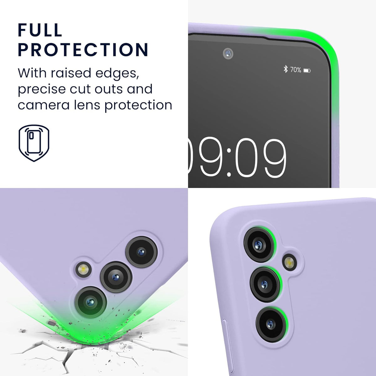 Samsung Galaxy A35 Hoesje - Paars - Liquid Siliconen Back Cover