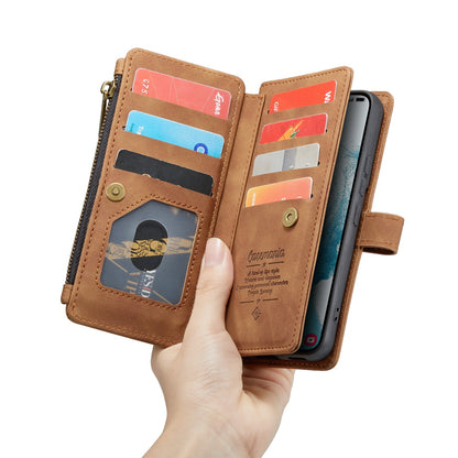 Samsung Galaxy Z Fold 4 Case - Sienna Brown - 2-in-1 Wallet Case with 10 Card Slots