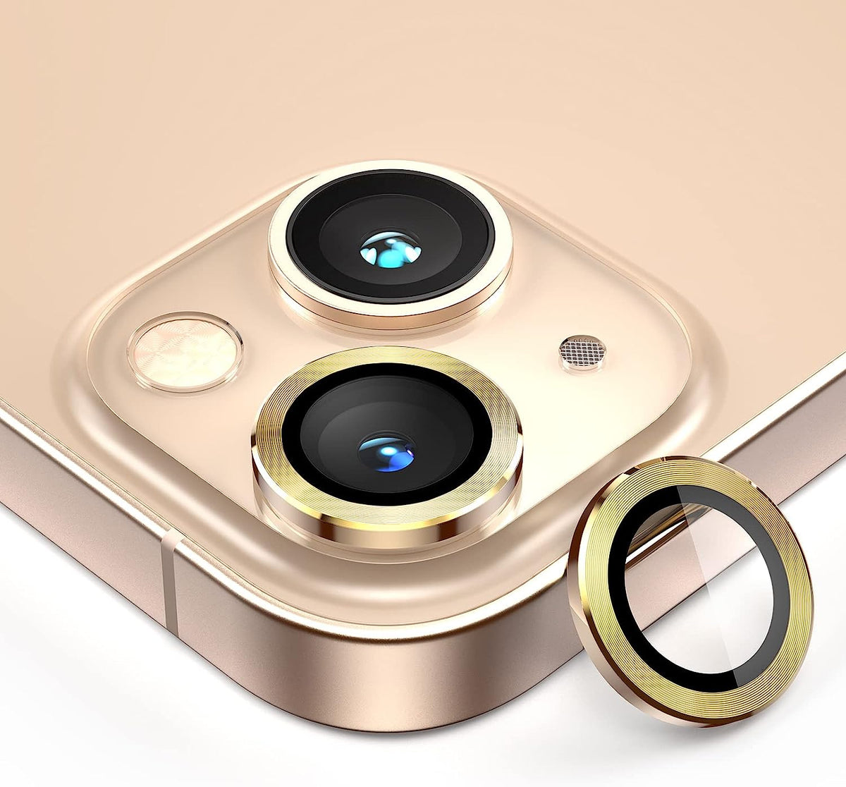 Apple iPhone 14 Plus Lens Protector - Goud - 1 Stuk