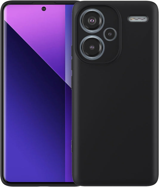 Note 13 Pro Plus Hülle - Schwarz - Silikon-Backcover