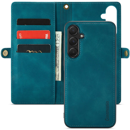Samsung Galaxy A36 Hoesje - Emerald Green - 2 in 1 Bookcase met 10 Kaart Vakken