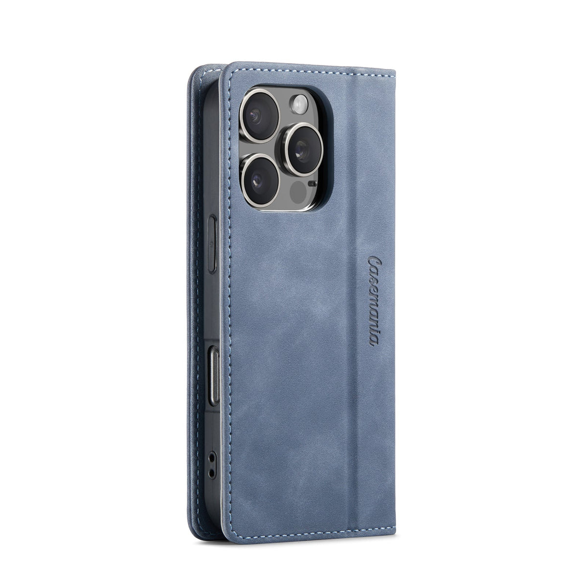 Apple iPhone 16 Pro Hoesje - Shadow Gray - Dunne Bookcase