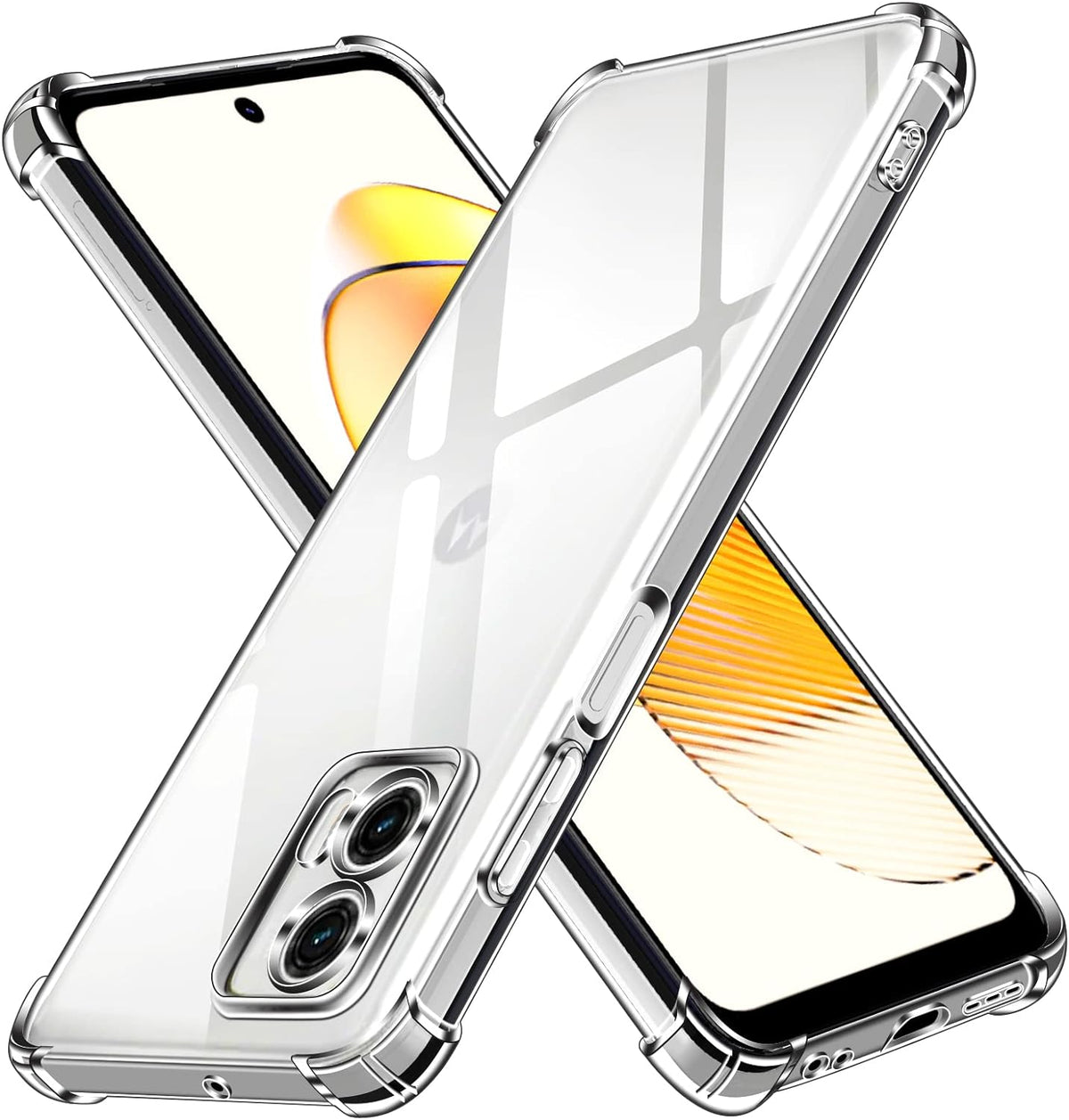 Motorola Moto G73 Case - Clear - Shockproof Back Cover