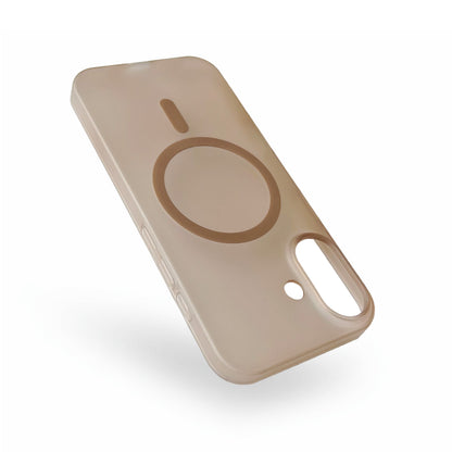 Apple iPhone 17 Case - Brown - Frosted Matte Hard Case MagSafe Back Cover