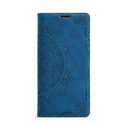Samsung Galaxy A54 5G Hoesje - Navy Blue - Mandala Dunne Back Cover