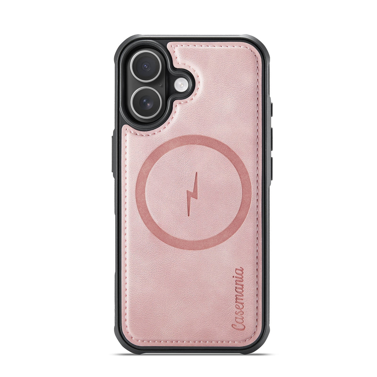 Apple iPhone 17 Case - Pale Pink - Luxury 2-in-1 MagSafe Wallet Case