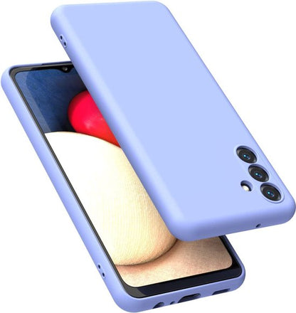 Samsung Galaxy A04s Hoesje - Paars - Siliconen Back Cover