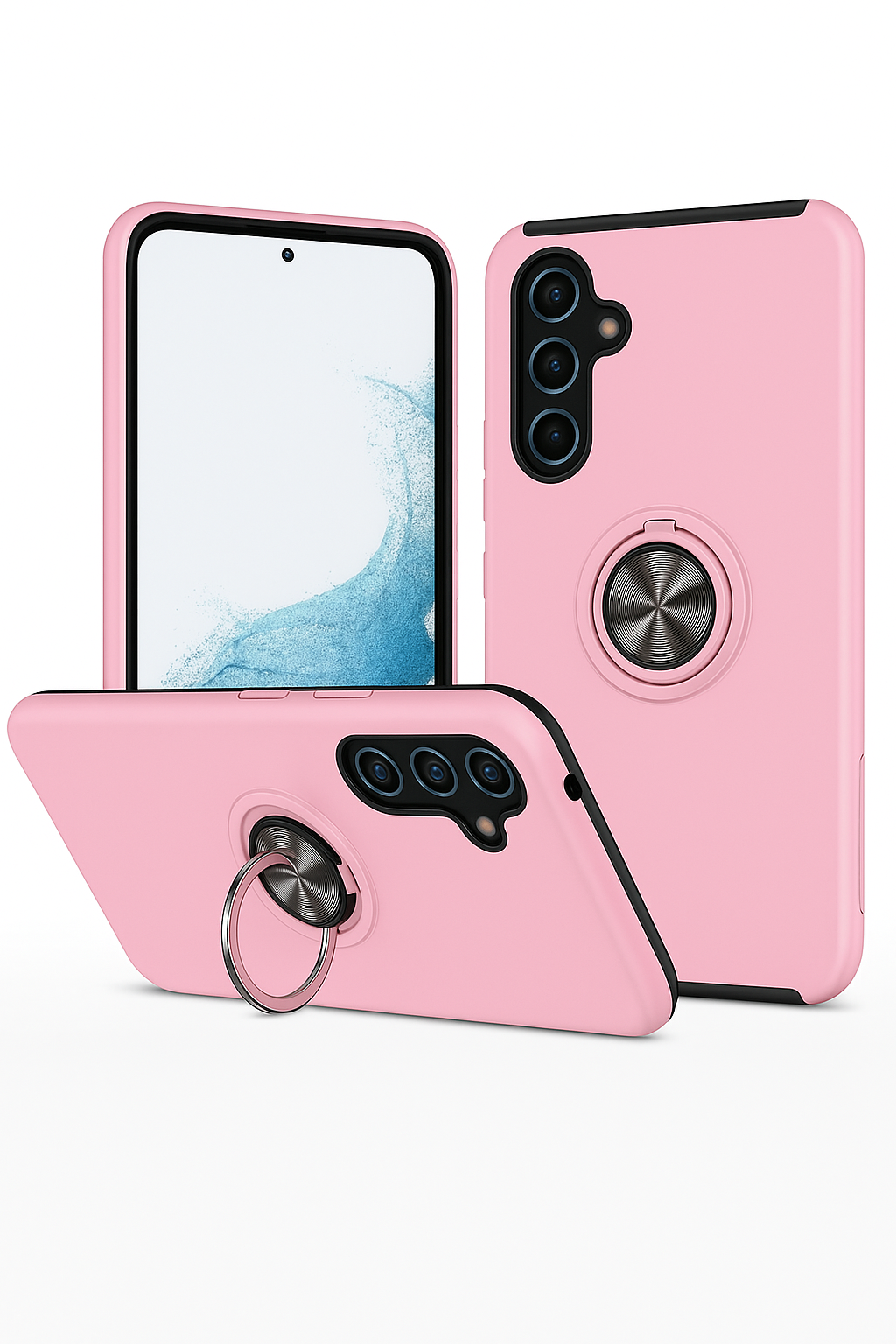 Samsung Galaxy A17 5G Hülle - Rosa - Armor Ständer Backcover