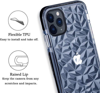 Apple iPhone 11 Pro Max Case - Black - Diamond Glitter Back Cover