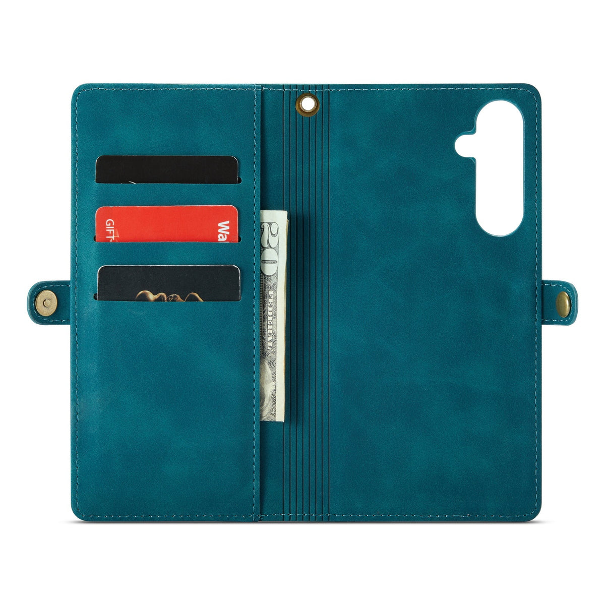 Samsung Galaxy S26 Case - Emerald Green - 2-in-1 Wallet Case with 10 Card Slots