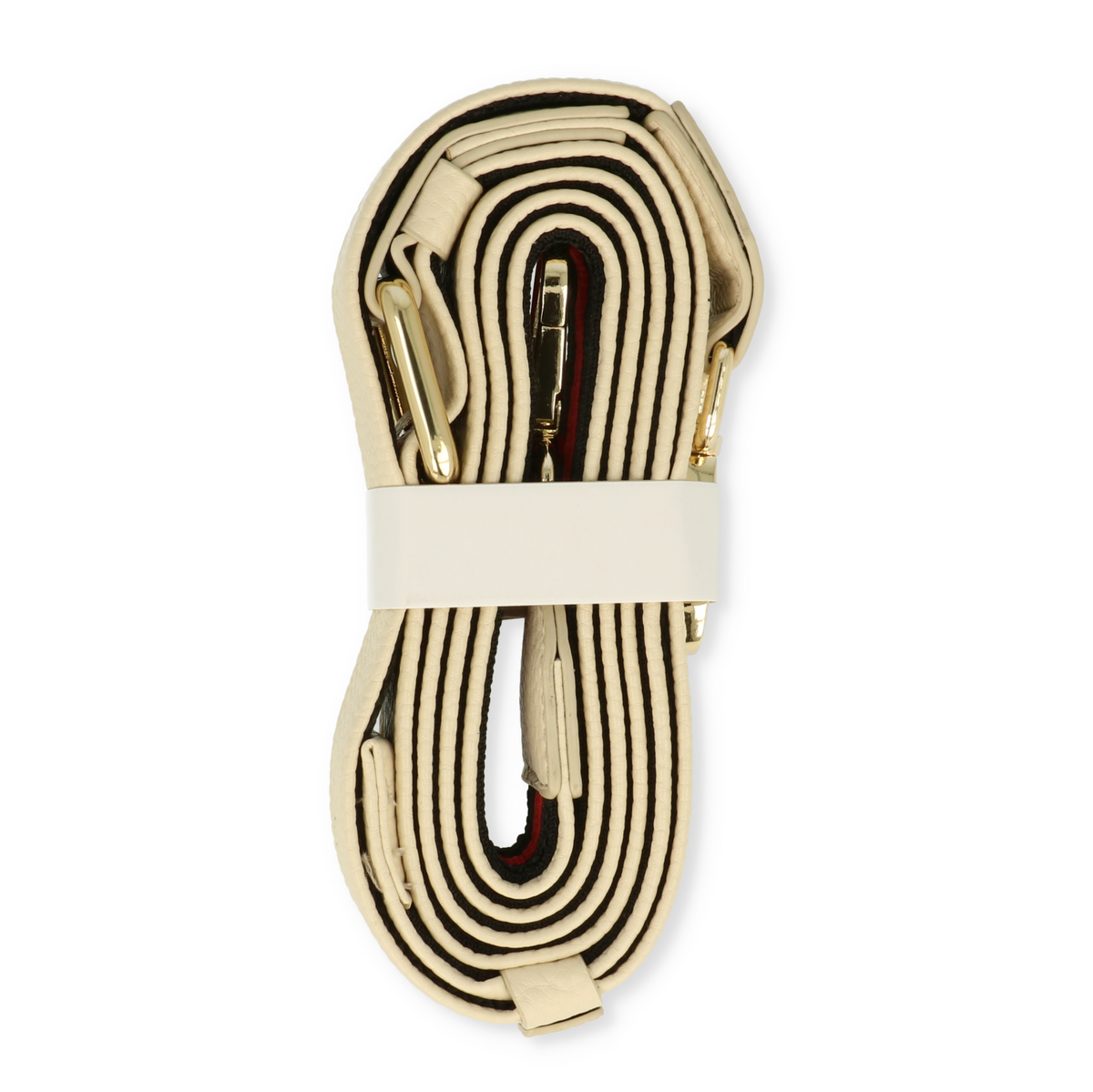 Apple iPhone 14 Hoesje - Beige - Luxe Back Cover met Telefoonkoord