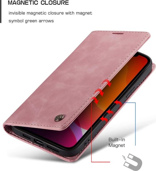 Apple iPhone 12 Case - Pale Pink - Slim Wallet Case