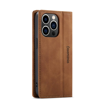 Apple iPhone 15 Pro Case - Sienna Brown - Slim Wallet Case