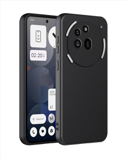 Nothing Phone (3a) Pro Hoesje - Zwart - Siliconen Back Cover
