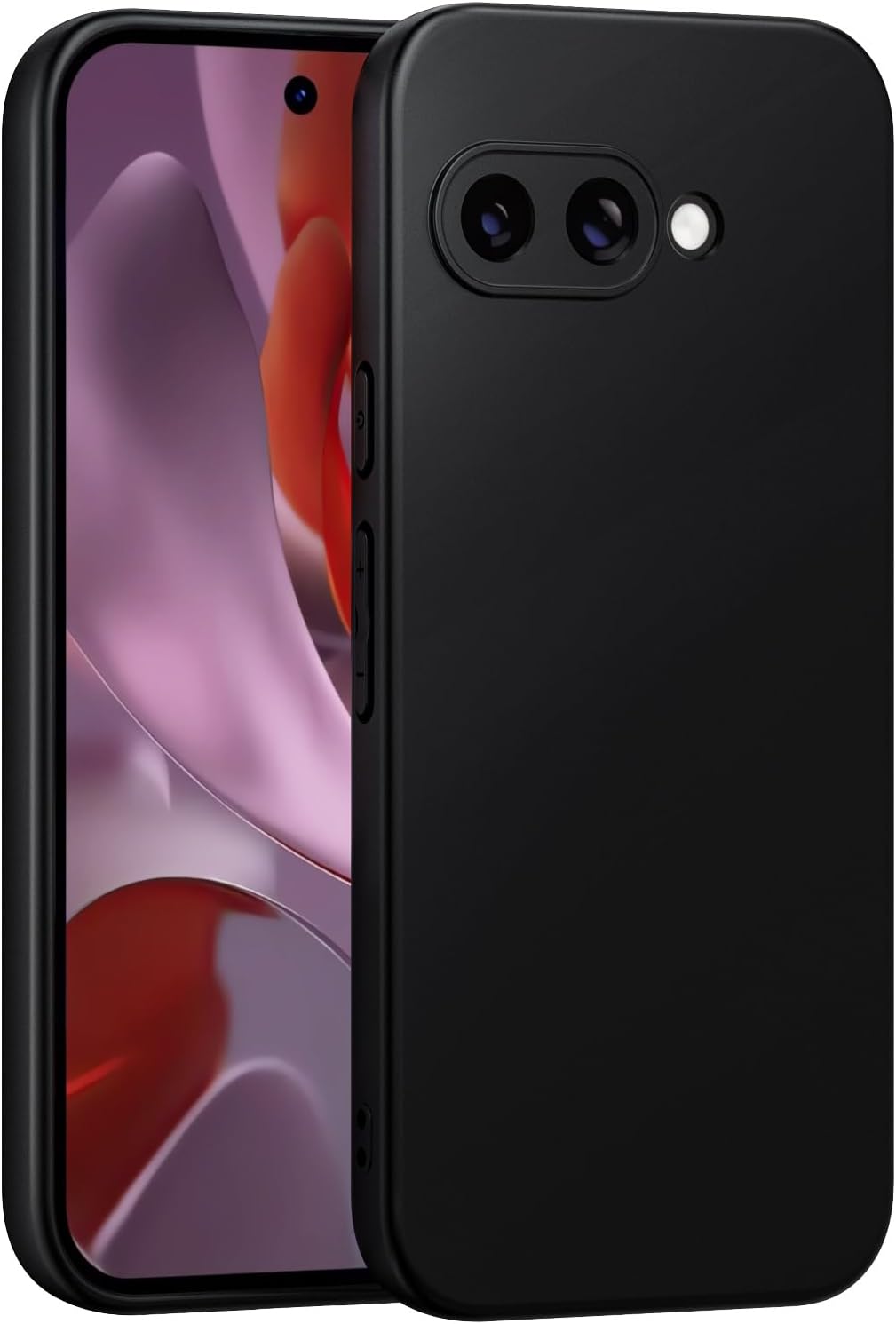 Google Pixel 9a Hoesje - Zwart - Siliconen Back Cover