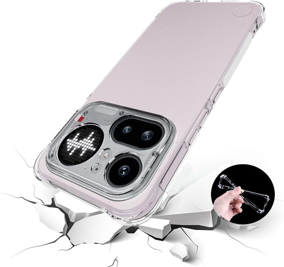 Nothing Phone (4a) Pro Case - Clear - Shockproof Back Cover