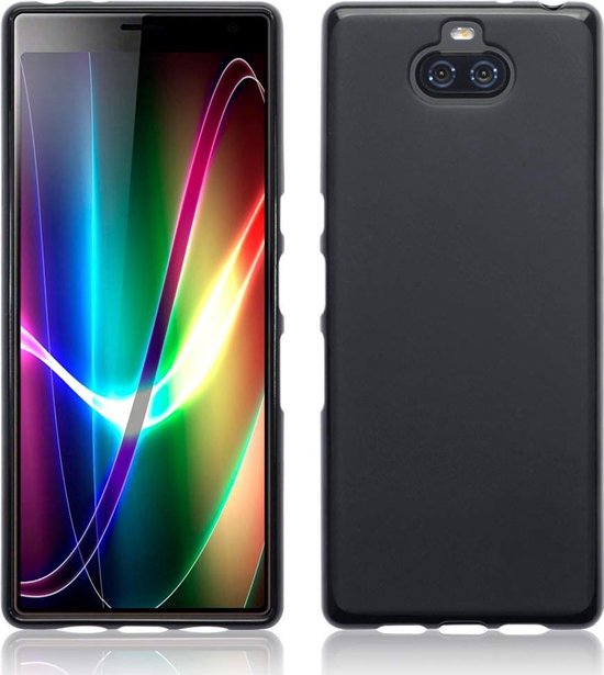 Sony Xperia 10 Hoesje - Zwart - Siliconen Back Cover