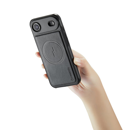 Apple iPhone Air Hoesje - Charcoal Gray - Kunstleer MagSafe Back Cover