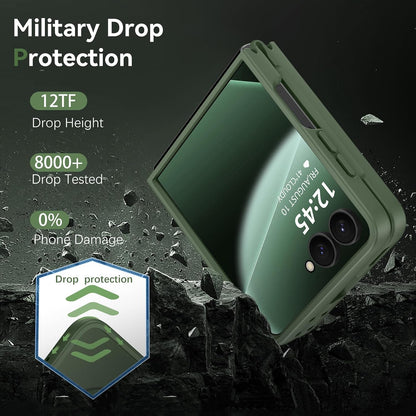 Samsung Galaxy Z Flip8 Case - Dark Green - Matte Armor MagSafe Back Cover