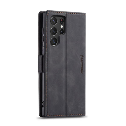 Samsung Galaxy S25 Ultra Hoesje - Charcoal Gray - Dunne Bookcase