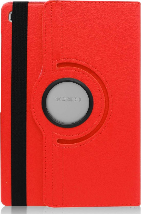 Samsung Galaxy Tab A7 (2020) Tablethoes - Rood - Draaibare Bookcase