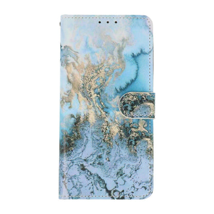 Samsung Galaxy S26 Ultra Hoesje - Marmer Blauw - Print Bookcase