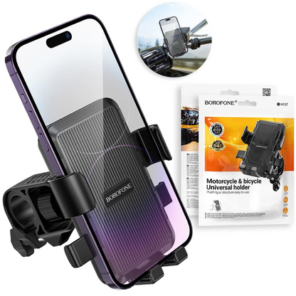 Bicycle, Moped and Motorcycle Phone Holder Mount - Borofone BH137