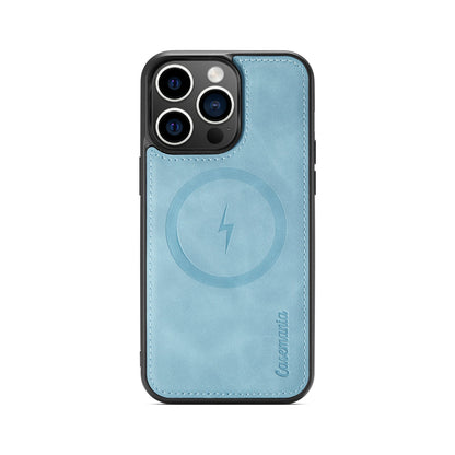 Apple iPhone 15 Pro Hoesje - Aqua Blue - 2 in 1 MagSafe Bookcase