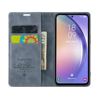 Samsung Galaxy A55 Hoesje - Shadow Gray - Dunne Bookcase