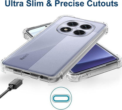 Xiaomi Redmi Note 14 Pro 5G Hoesje - Transparant - Anti-Shock Back Cover