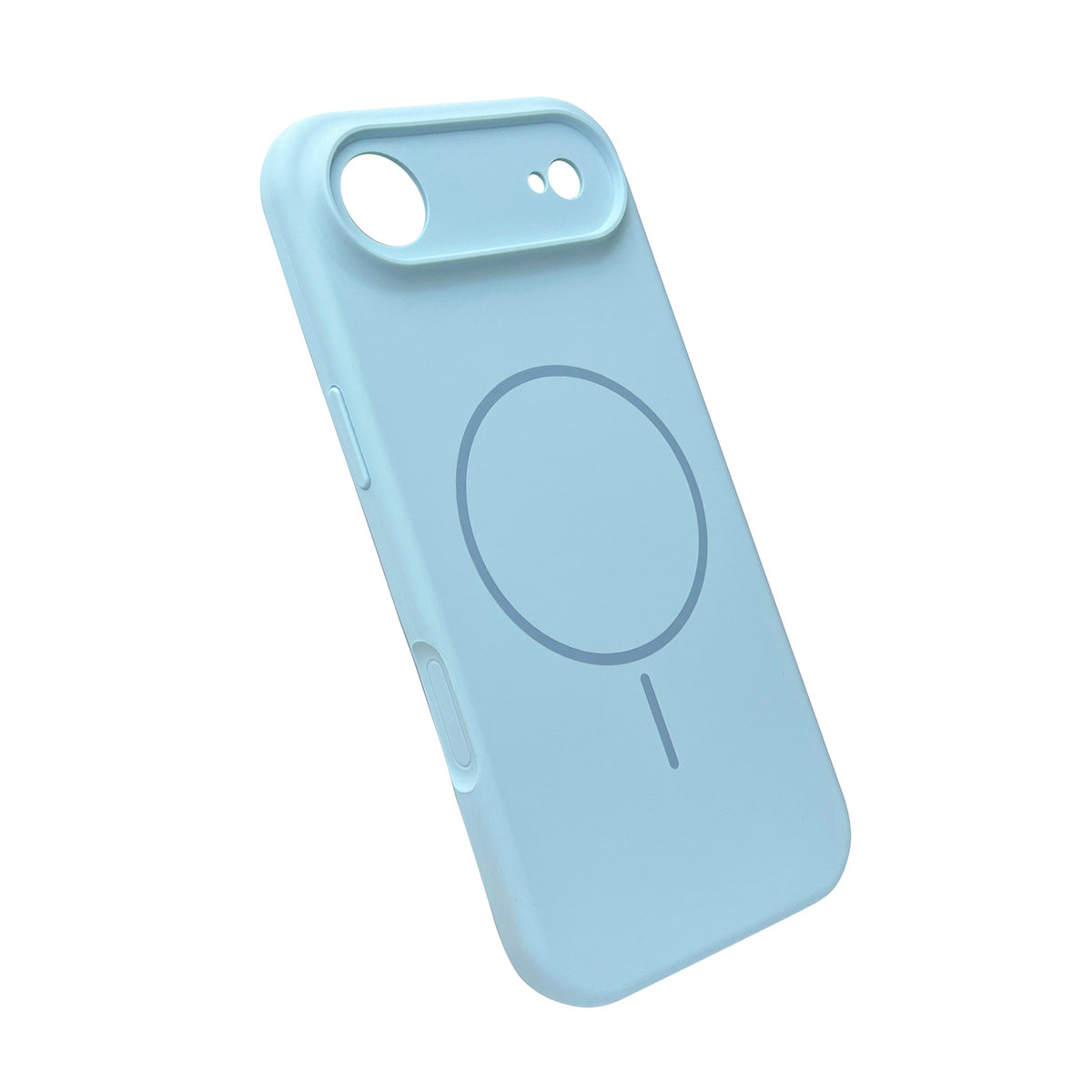 Apple iPhone Air Hoesje - Licht Blauw - Liquid Siliconen MagSafe Back Cover