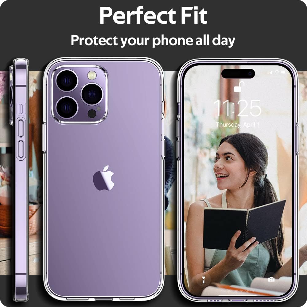 Apple iPhone 15 Pro Max Hülle - Transparent - Mattes Silikon-Backcover