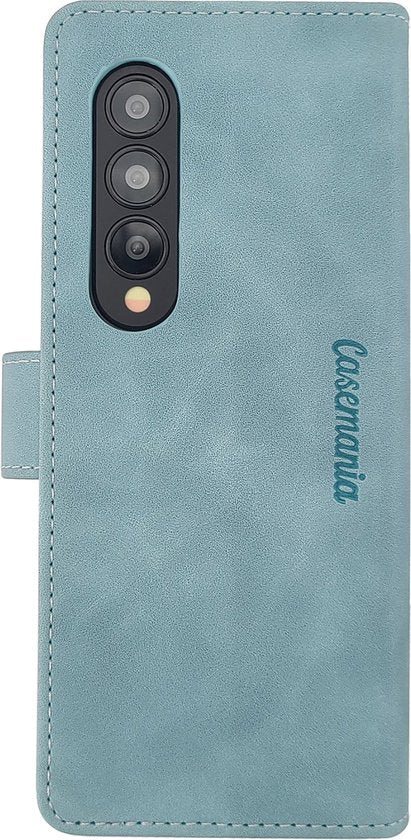 Samsung Galaxy Z Fold 4 Hoesje - Aqua Blue - Dunne Bookcase