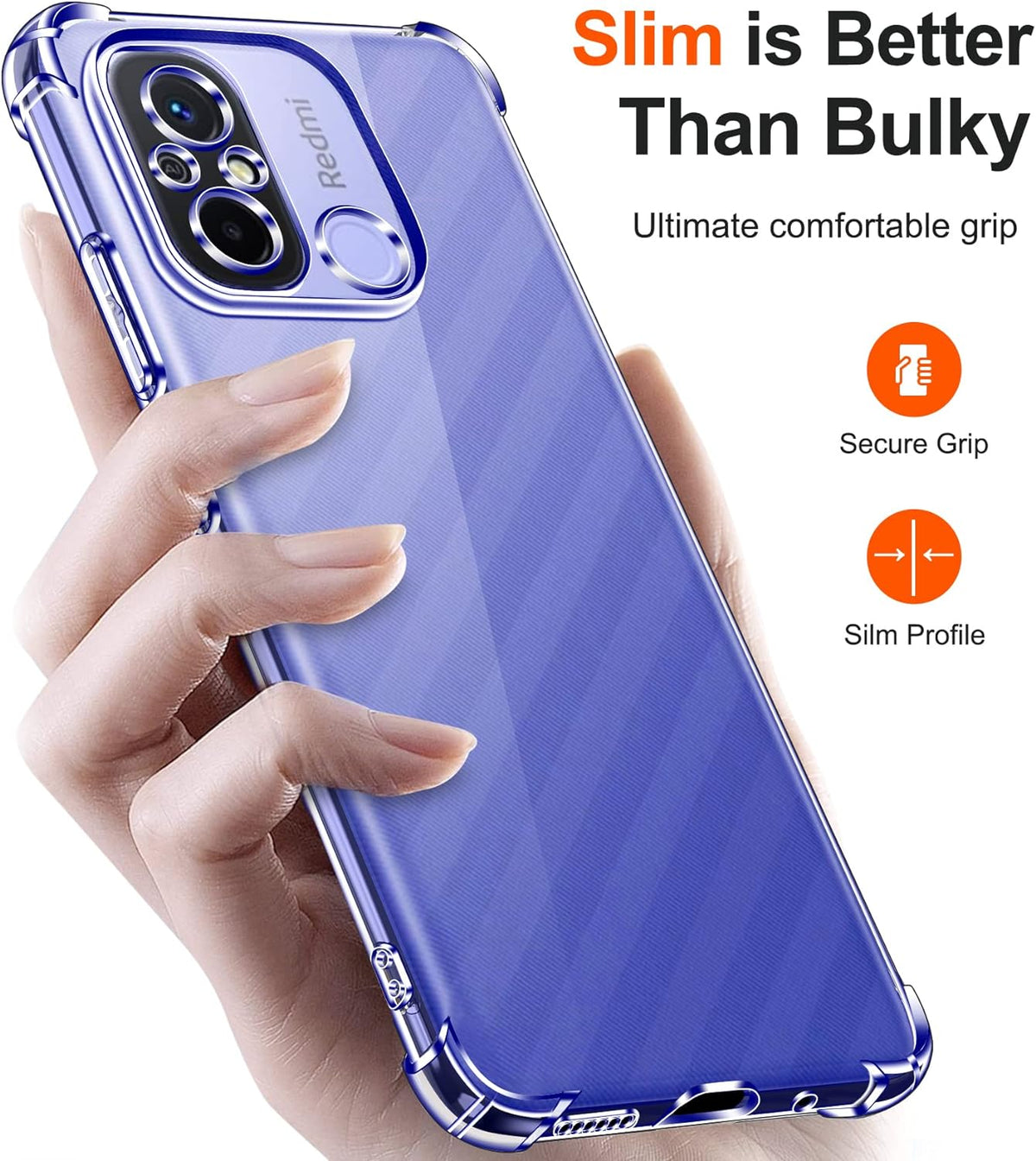 Xiaomi Redmi 12C Hoesje - Transparant - Anti-Shock Hybrid Back Cover
