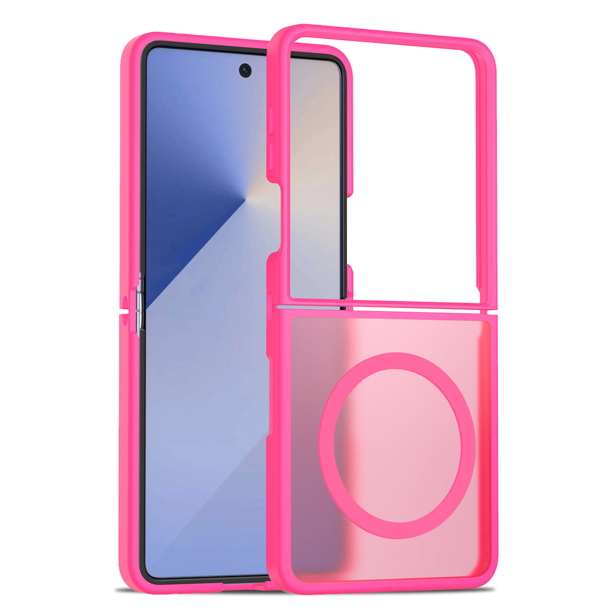 Samsung Galaxy Z Flip 7 Case - Pink - Matte Armor MagSafe Back Cover