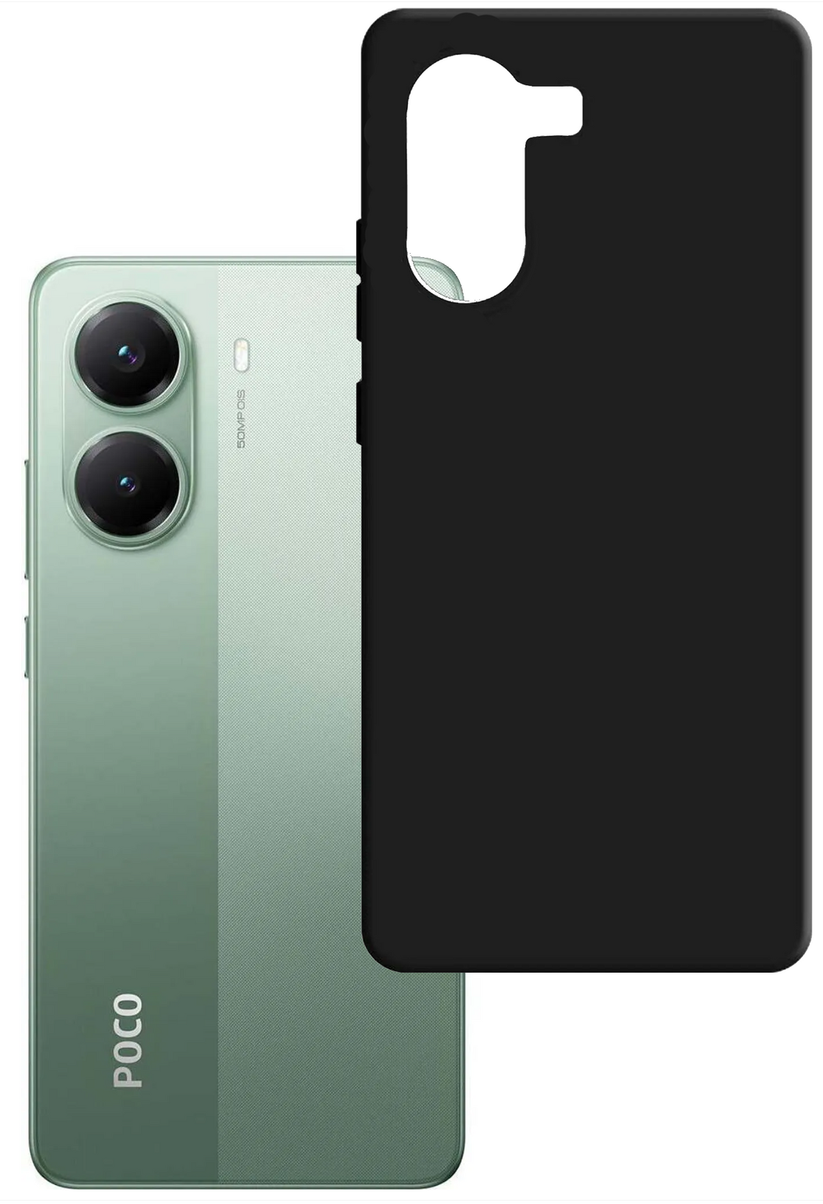 Xiaomi Poco X7 Pro Hoesje - Zwart - Siliconen Back Cover