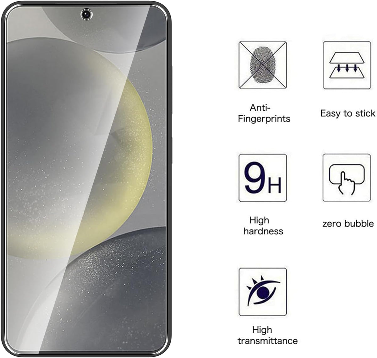 Samsung Galaxy S25 Edge Screen Protector - Tempered Glass - 2 Pieces