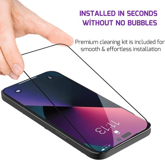 Apple iPhone 14 Pro Schutzfolie - Full Cover mit Kameraschutz - 2 Stück