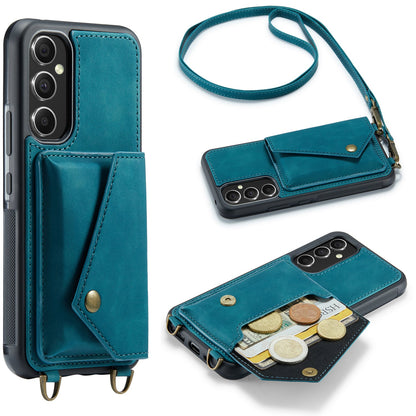 Samsung Galaxy S23 Plus Hoesje - Emerald Green - Luxe Back Cover met Telefoonkoord