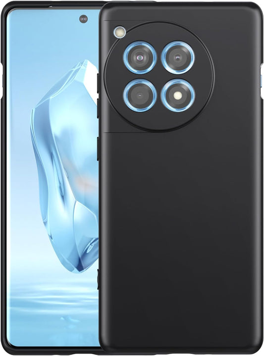 OnePlus 12R Case - Black - Silicone Back Cover