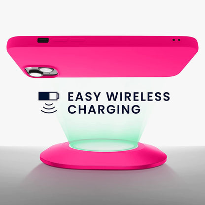 iPhone 14 Hoesje - Roze - Liquid Siliconen Back Cover